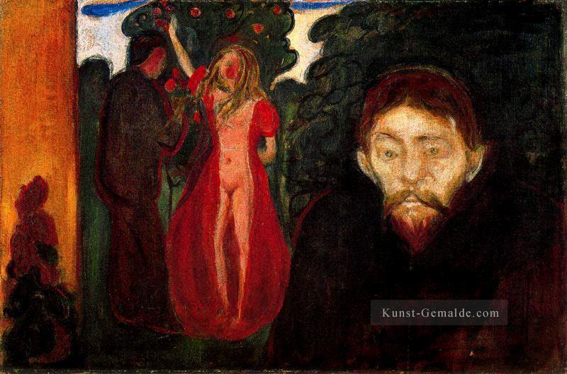 Eifersucht 1895 Edvard Munch Expressionismus Ölgemälde